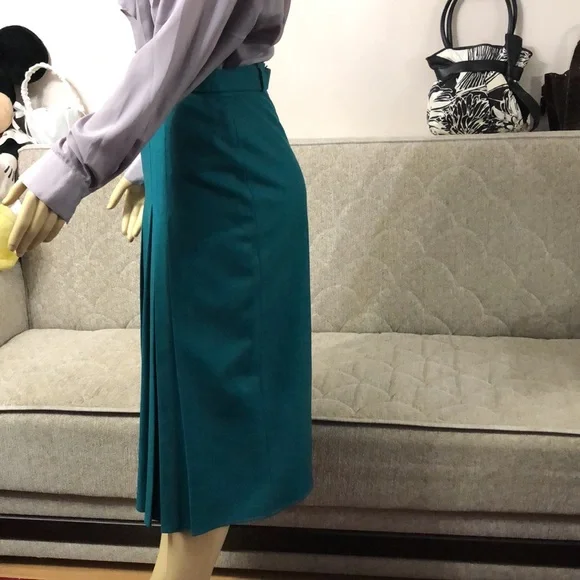 🌺 VINTAGE CELAIN PARIS SKIRT SIZE 44 - Picture 7 of 11